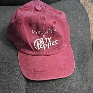 Dr Pepper Burgundy Cap